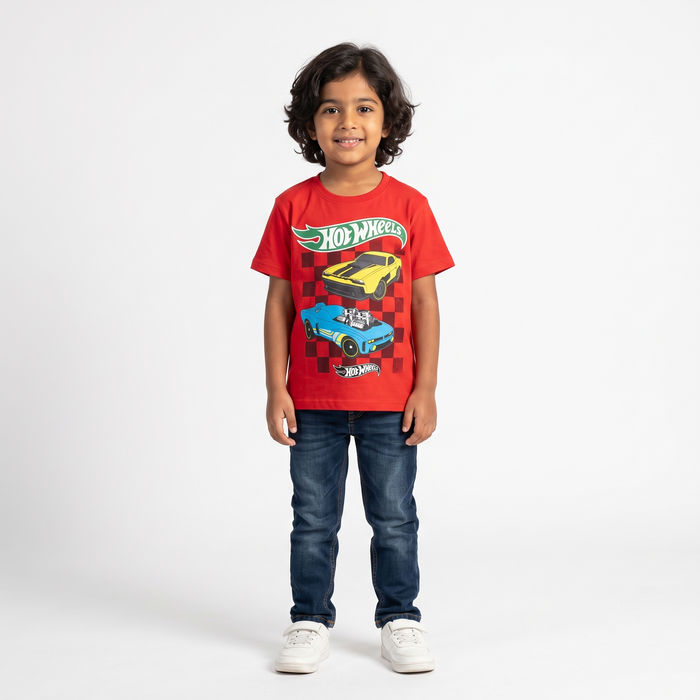 Hot Wheels Racing Cars Graphic T-Shirt